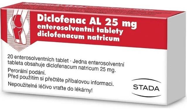 Diclofenac AL 25mg tbl.ent.20