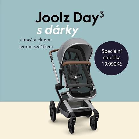 Sportovní kočárek JOOLZ Day3 Earth kompletní set 2022 - SPECIÁLNÍ CENA - Varianta:: Elephant Grey