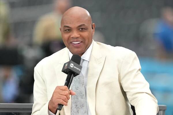 Charles Barkley at the 2024 NCAA Tournament.