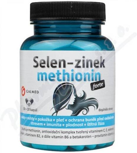 Galmed Selen-zinek-methionin forte 60 kapslí