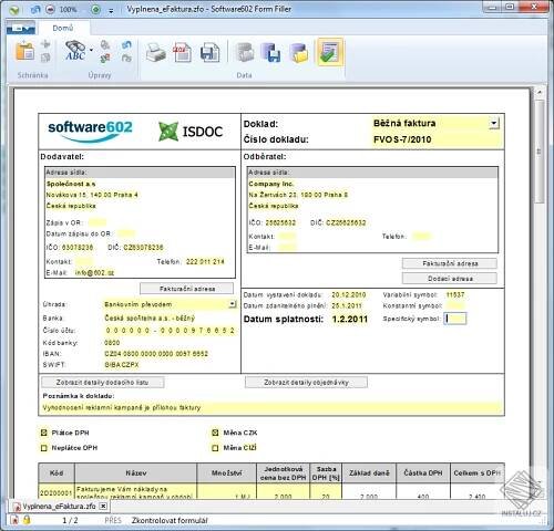 Software602 Form Filler