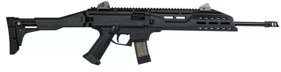 Puška EVO Scorpion 3 S1 Carbine, ráže 9 mm Luger, s úsťovou brzdou