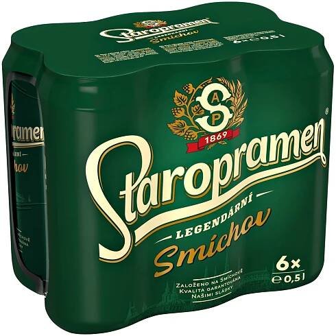 Staropramen Smíchov pivo světlé výčepní