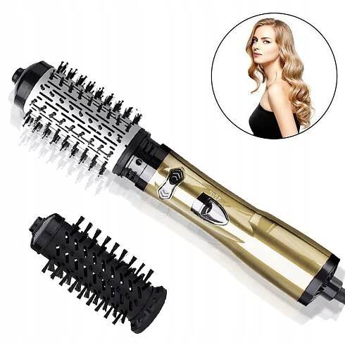 VYSOUŠEČ VLASŮ ROTAČNÍ VYSOUŠEČ VLASŮ MULTIFUNKČNÍ PRO STYLING Hlavní barva žlutá/zlatá