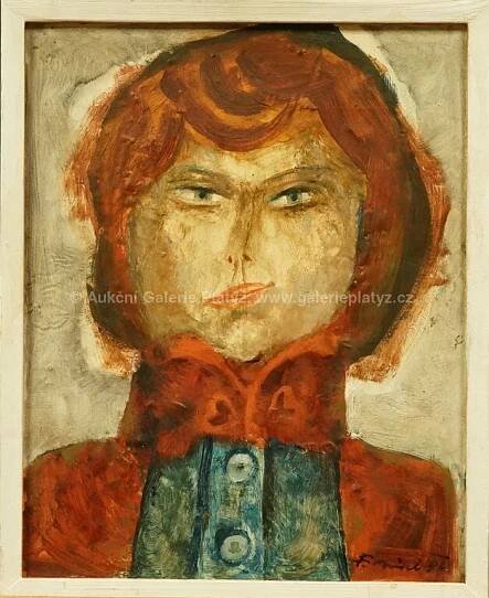 František Nikl - Klidná dívka - Aukční Galerie Platýz