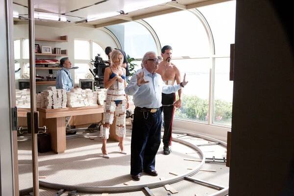 Katarina Cas, Martin Scorsese, Jon Bernthal - Vlk z Wall Street - Z natáčení