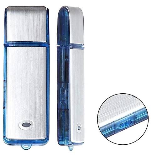 FLASH DISK S ODPOSLECHEM, SKRYTÝ ŠPIONÁŽNÍ DIKTAFON 8 GB Stav balení originální