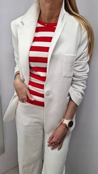 LEMONADA PROJECT RUNWAY Sportovní Sako Bílá 38/M Novinka Rukáv dlouhý rukáv