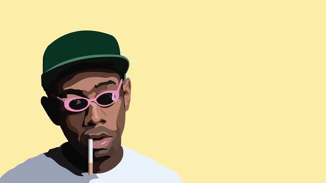 Smoking Illustration Tyler The Creator PFP Wallpaper