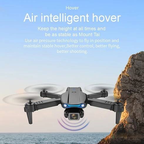 Drony s kamerami Skládací drony s kamerou pro dospělé 4K dron pro Smart Air Hover Režim ovládání gesty Drony s režimem ovládání gesty
