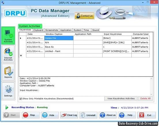 Advance Keylogger