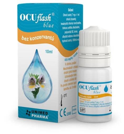 OCUFLASH Blue Oční kapky 10 ml