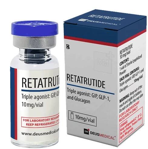 RETATRUTIDE 10mg (Trojitý agonista receptorů – GLP-1, GIP a Glukagon)