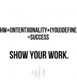Show Your Work. - Chris Creed