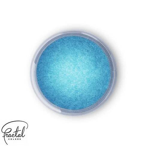 Dekorativní prachová perleťová barva Fractal - Crystal Blue (2,5 g)