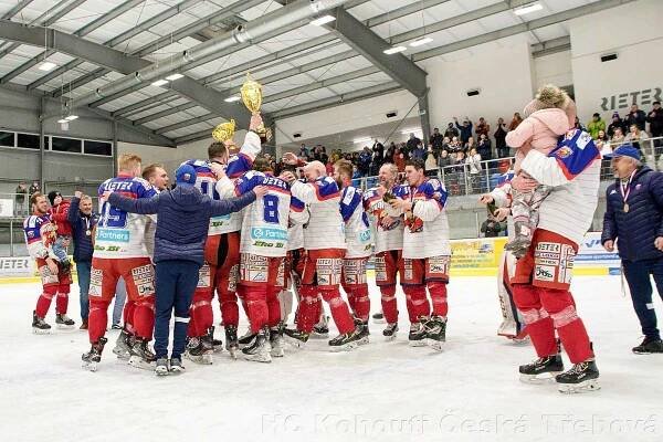 HC Kohouti Česká Třebová vs. TJ Spartak Nové Město nad Metují (3. finále).
