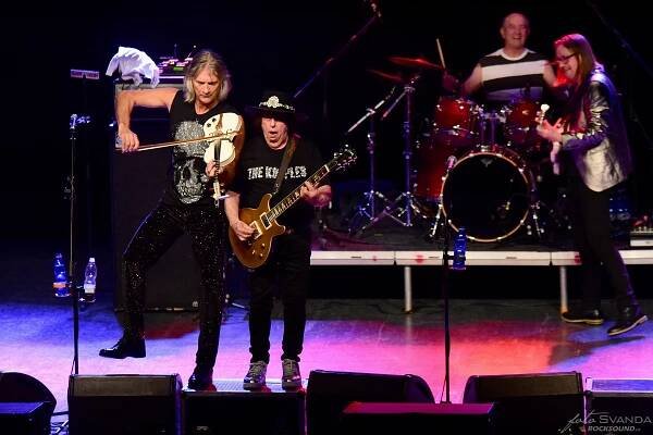 Slade, John Berry a Dave Hill/foto: Honza Švanda