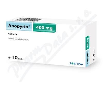 Příbalový leták - ANOPYRIN 400 mg 10 tablet - Lékárna.cz