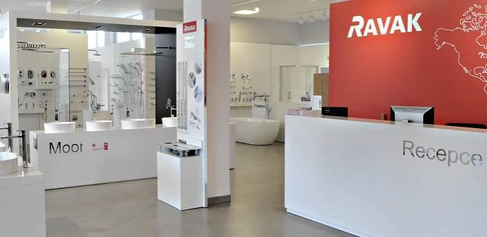 Ravak showroom Příbram - Ravak a.s.