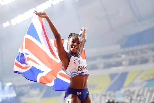 Dina Asher-Smith will look to retain her 200m gold medal she won at the World Championships in Doha, Qatar three years ago