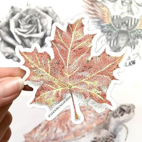 'Autumn Maple' magnet