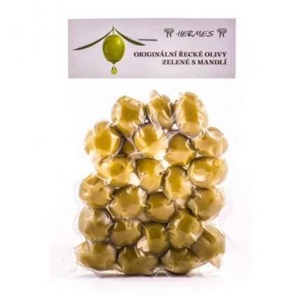 41208 HERMES zelene olivy s mandli 150g