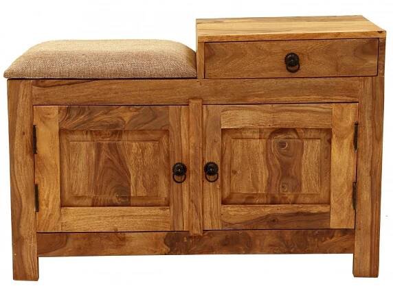 furniture-nabytek.cz - Dřevěný botník 90x60x40 z masivu palisandr