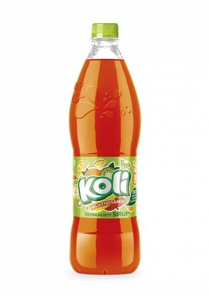 Koli sirup EXTRA hustý 0,7lt multivitamín. Limonáda s bohatou příchutí exotického ovoce s vitamíny.