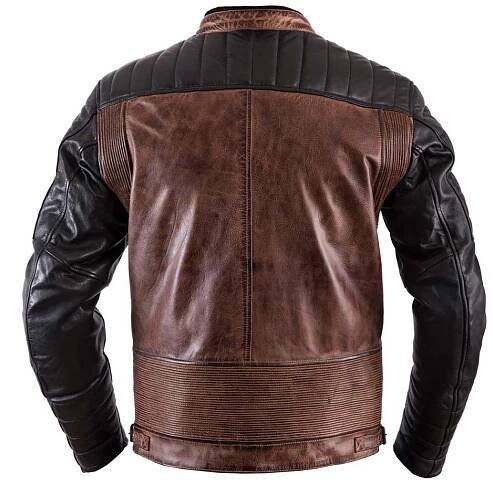 Helstons Cruiser Leather Jacket Black Camel 