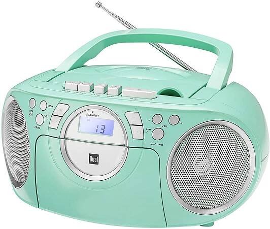 Rádio-CD magnetofon DUAL P70 zelený