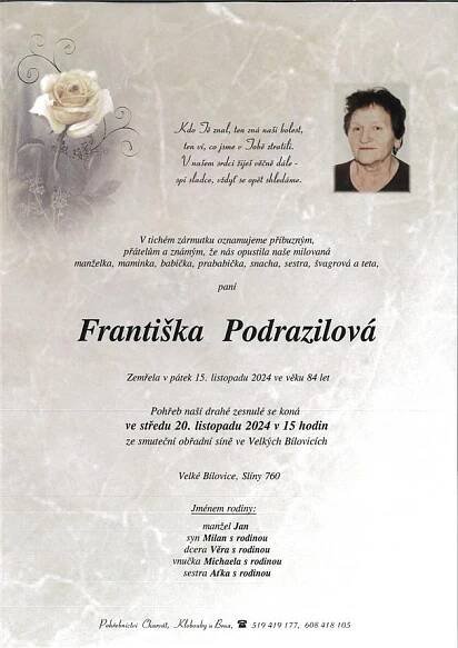 Františka Podrazilová