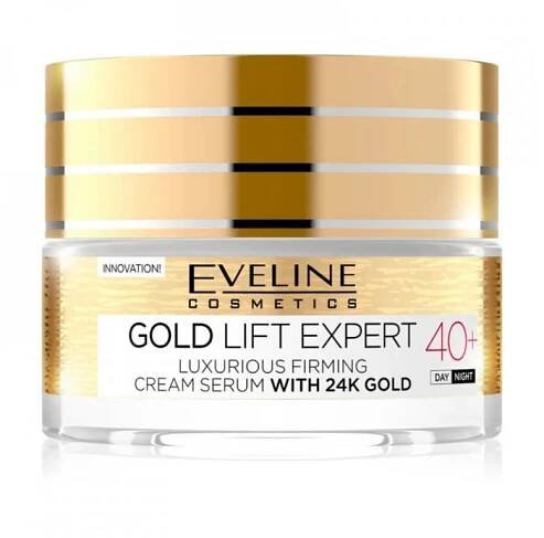EVELINE COSMETICS GOLD LIFT EXPERT 40+ Luxusní zpevňující krém s 24karátovým zlatem 50 ml