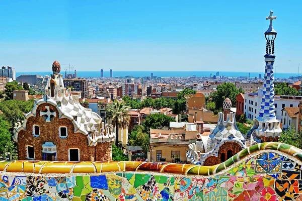Park Güell in Barcelona.