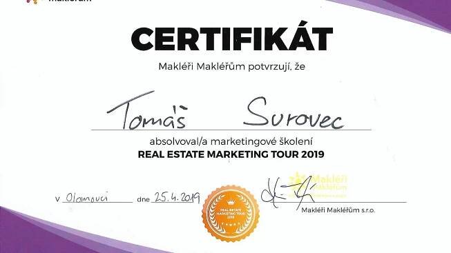 Realitní makléř Tomáš Surovec - prodej realit férově a lidsky!