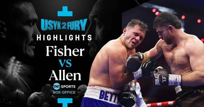 Highlights: Fisher beats Allen in split decision after epic fight