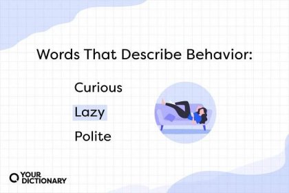 List of Words that Describe Behavior
