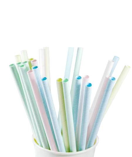 Papírové brčko Jumbo 8/250 mm MIX barev párty | ECOFOL - obaly, hygiena… 