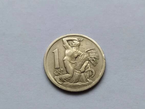 mince první republika 1 ks 1 Kč 1922 nádherný sbírkový stav !!! | Aukro