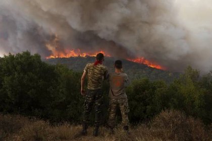 Greece battles wildfires, including EU's largest ever - Los Angeles Times