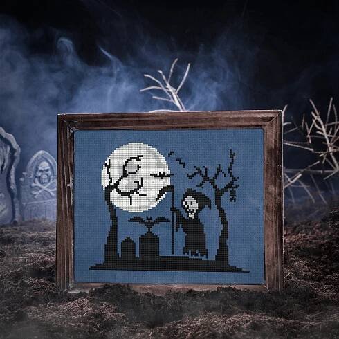 Don’t Fear the Reaper Cross Stitch Pattern