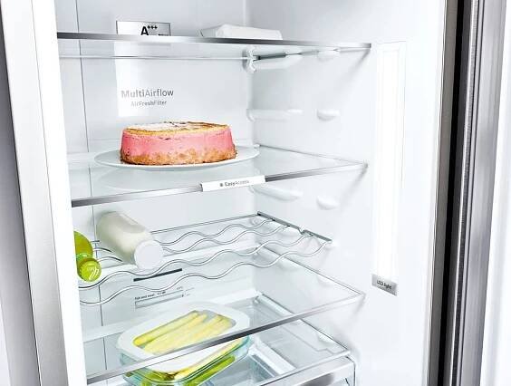 Systém MultiAirflow zajišťuje rovnoměrnou cirkulaci vzduchu pro dlouhodobou čerstvost