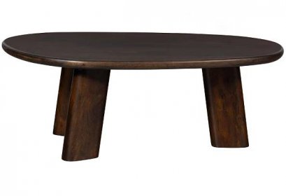 BePureHome Organický konferenční stolek ROUNDLY hnědý