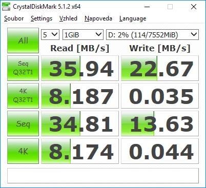 usb flash benchmark crystaldisk