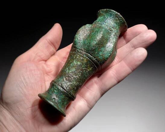 LURISTAN ANCIENT BRONZE CUDGEL SCEPTER MACE HEAD   *LUR161