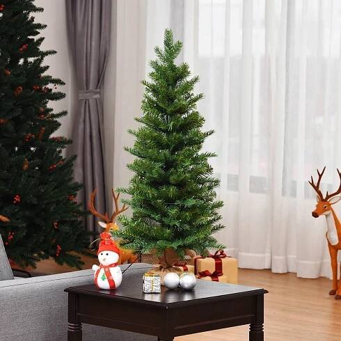 Umělý malý vánoční stromek 90 cm s LED světýlky Druh vánočního stromku umělý