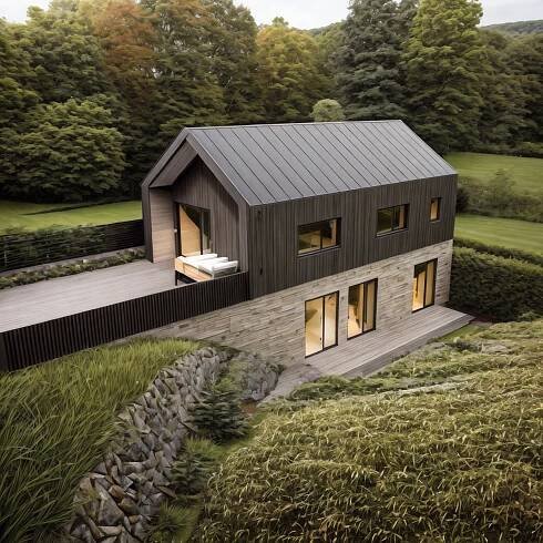 Rodinný dům pod Jestřebími horami - Projektant, architekt Ondřej Kroužel