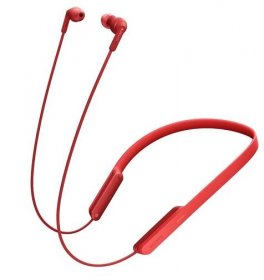 SONY MDR-XB70BT Bezdrátová sluchátka s pohodlným nošením za krkem - Red