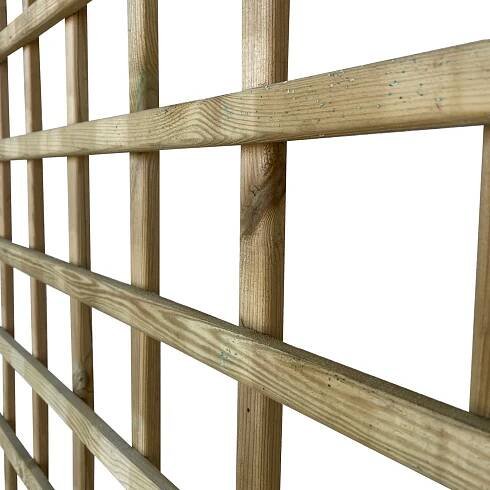 Jednoduchá zahradní mřížka Dřevěná mřížka 30x180 cm OČKO 9x9 cm treláž Materiál provedení dřevo