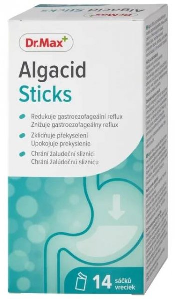 Dr. Max Algacid Sticks 1×14 vreciek, proti žalúdočným ťažkostiam