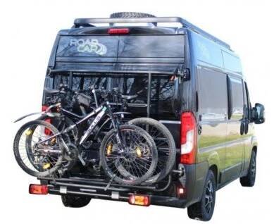 Univerzální nosič kol pro Citroën Jumper, Fiat Ducato, Opel Movano C, VW T5 / T6 www.vseprokaravan.cz